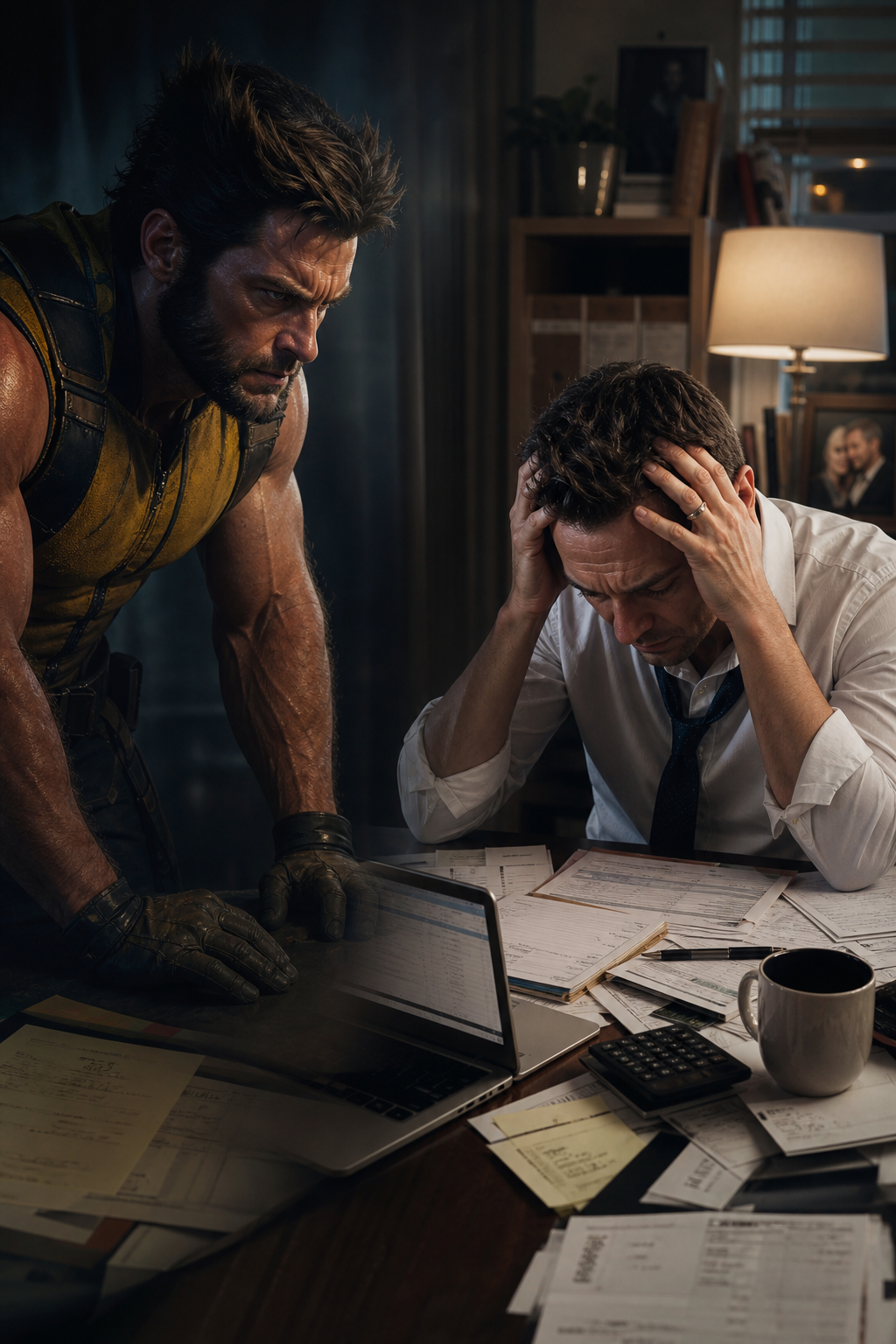 Wolverine vs. the modern man: rage with a target versus pressures without one
